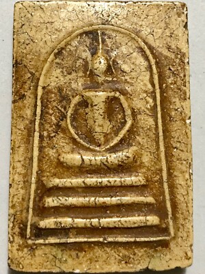 PHRA SOMDEJ LP RARE OLD THAI BUDDHA AMULET PENDANT MAGIC ANCIENT IDOL#546