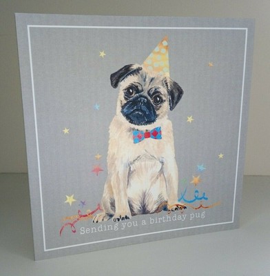 Carte De Vœux Envoi You A Anniversaire Carlin Vierge Interieur Ebay