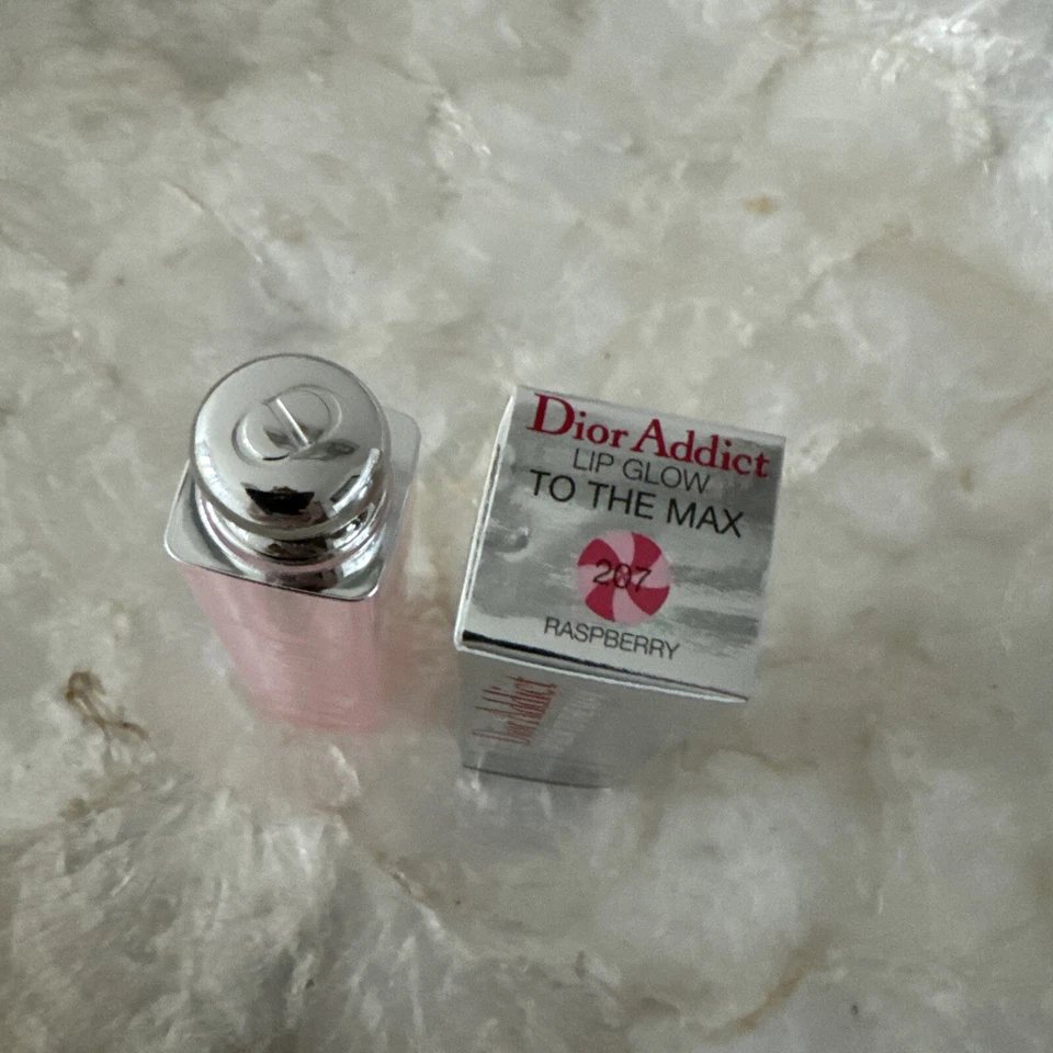 Dior Addict Lip Glow To The Max 207 RASPBERRY Double Colour & Glow Full Size NEW - Image 3 of 4