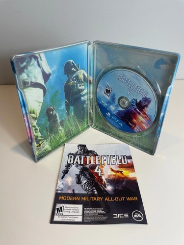 Battlefield V PS4 PlayStation 4 Steelbook Editon w Game Excellent Mint - Picture 3 of 10