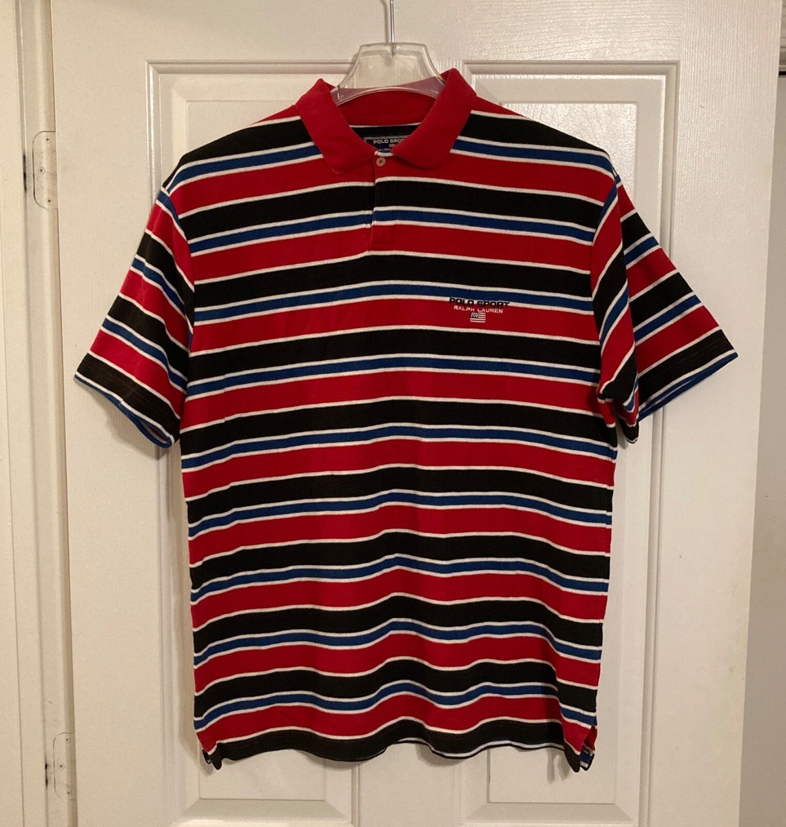 90s POLO SPORT 半袖スウェット 前V vintage Vintage '90s Polo