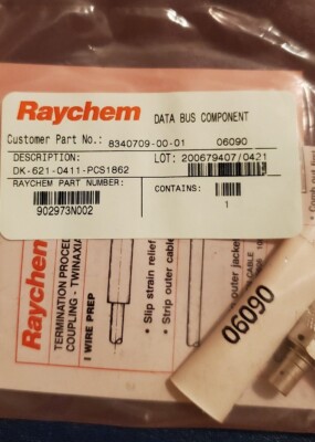 1 Each DK-621-0411-PCS1862 RAYCHEM 621-0411-PCS1862 PLUG, DK6210411PCS1862