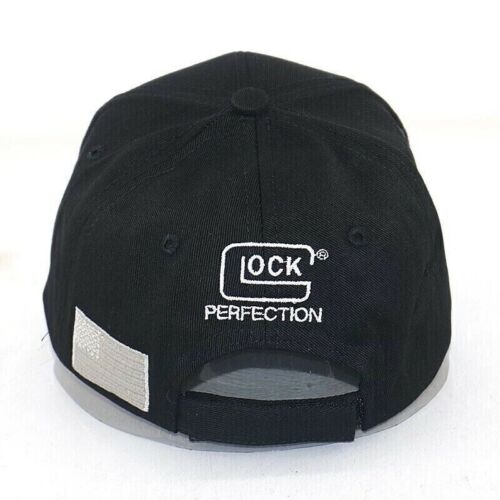 GLOCK PERFECTION HAT ONE SIZE FITS ALL TACTICAL HAT BASEBALL CAP - BLACK - Picture 4 of 4