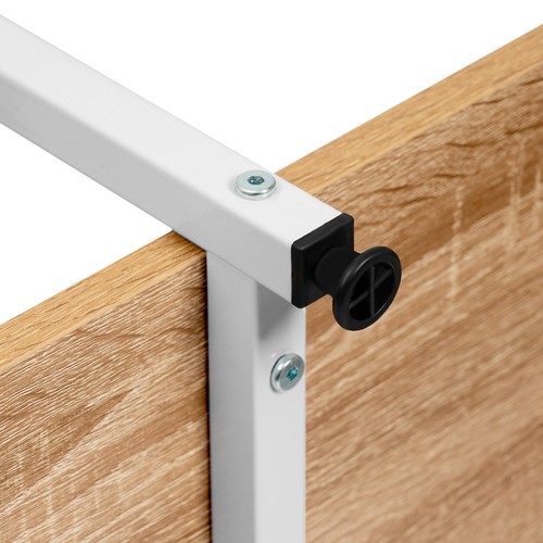 Kleiderständer Wäscheständer Kleiderschrank Schuhregal mit Ablage Holz SR0048whe - Bild 3 von 7