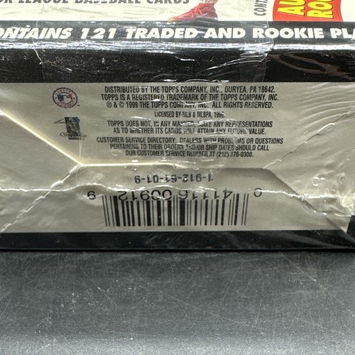 Topps Traded and Rookies 1999 set 1-121 sellado de fábrica - Imagen 7 de 7