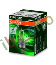 LIGHT BULB CARDBOARD 1PCS H4 12V 60/55W P43T UP TO 4 TIMES LONGER LIFE ULTRA