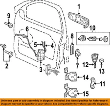 CHRYSLER OEM 05-06 Commander Front Door Lock Hardware-Handle, Outside 5HS56BB8AJ