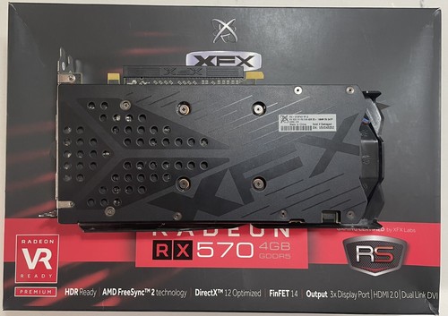XFX AMD Radeon RX570 4GB GDDR5 PCI-E Graphics Video Card DP DVI HDMI - Picture 2 of 4