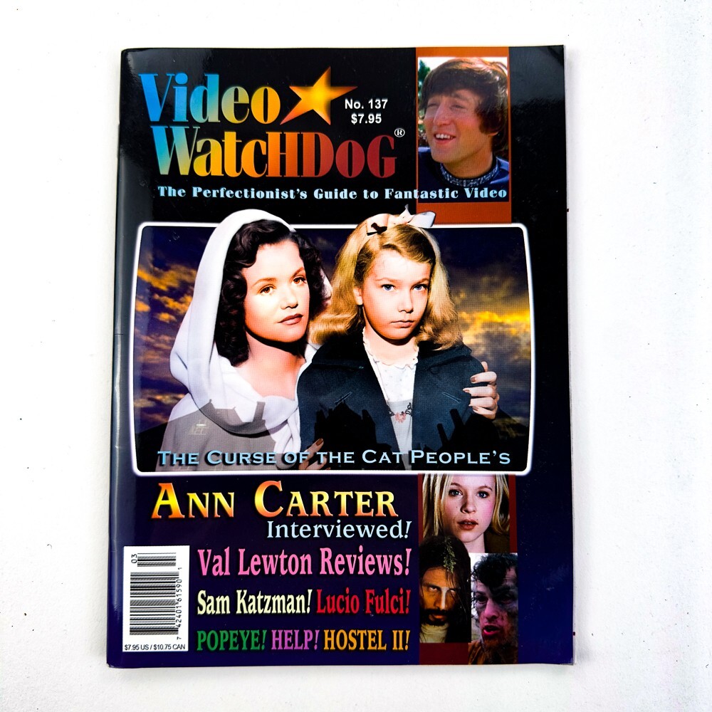VIDEO WATCHDOG #137 - The Essential Cult Cinema Bimonthly Digest from Tim Lucas