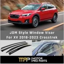 Fits 2018-2023 Subaru XV Crosstrek Vent Visor Sun Rain Guard Wind Bug Deflector