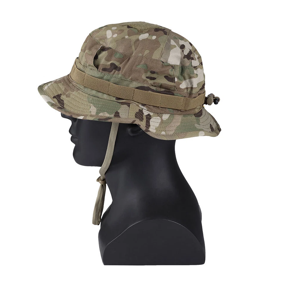 Emersognear Short Brim Summer Tactical Boonie Hat Combat Sports Cap Headwear - Image 4 of 4
