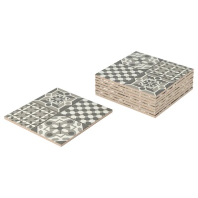 IKEA 004.453.32 Mallsten Top Part Outdoor Floor Decking Tile White Gray 9 sq ft