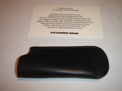 US$40 ALEXANDER WANG Designer Lighter Case Black Sold-Out HTF NEW