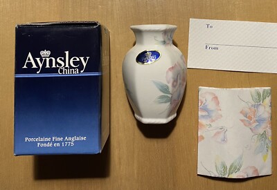 Aynsley China Little Sweetheart Chelford Vase, in Box