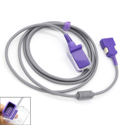#ad Fit For GE Schiller OxiMax SpO2 2.2M DOC 10 Extension Adapter Cable $29.92