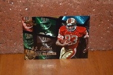 FOOTBALL CARD J.J. STOKES SAN FRANCISCO 49ERS BUILDING BLOCKS