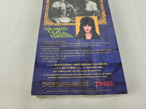 The Giant Gila Monster ELVIRA MIDNIGHT MADNESS By Coors 1991 Brand New Sealed - Picture 10 of 10