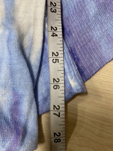 CHICO'S Kelli Watercolor Zebra Print Blue Open Cardigan Size 0 (S/4) NWT - Picture 5 of 7