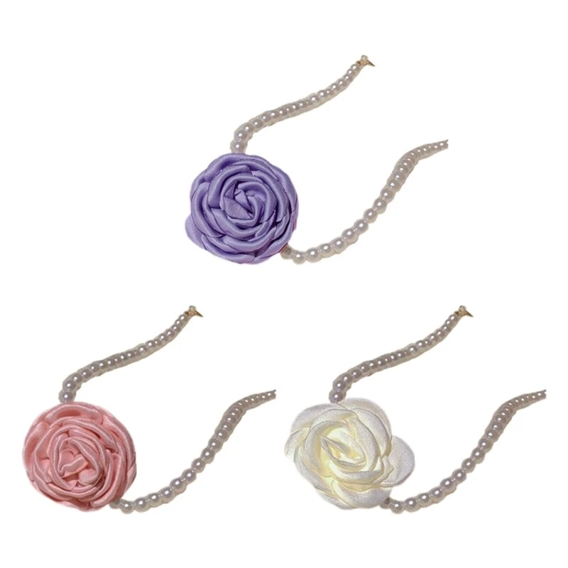 Artificial Pearl Flower Choker Jewelry Necklaces Jewelry for Woman