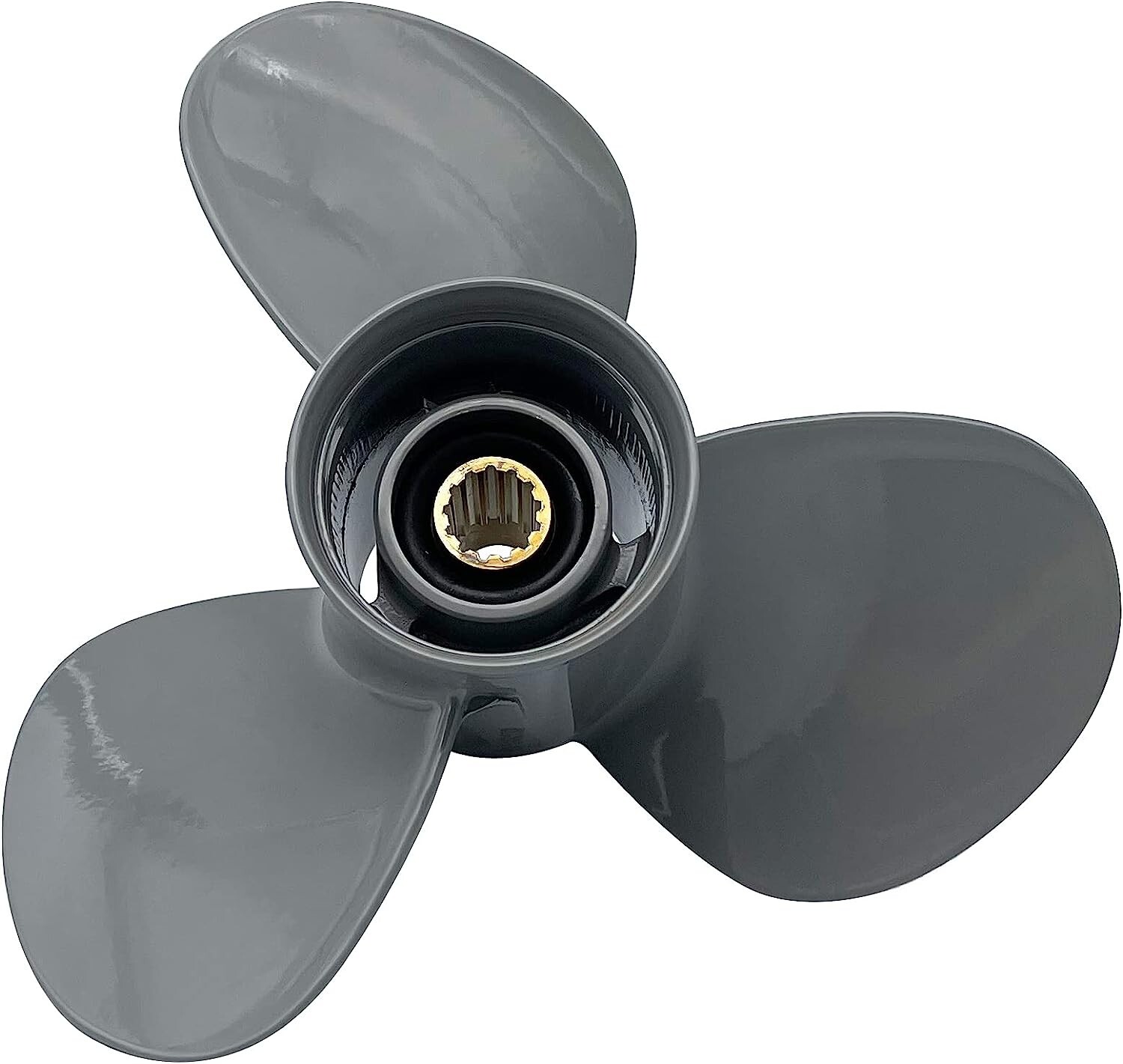 11 1/8x13  Aluminum Outboard Boat Propeller for Honda Engines 35-60HP 13spline