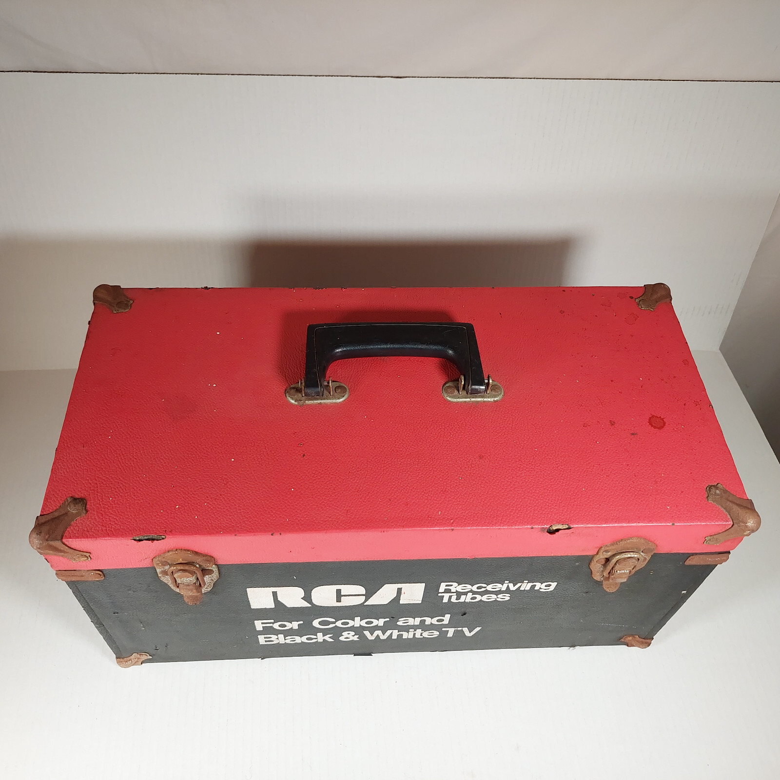 Vtg RCA Tube TV Radio Service Repairman Box For Color & Black & White Television eBay