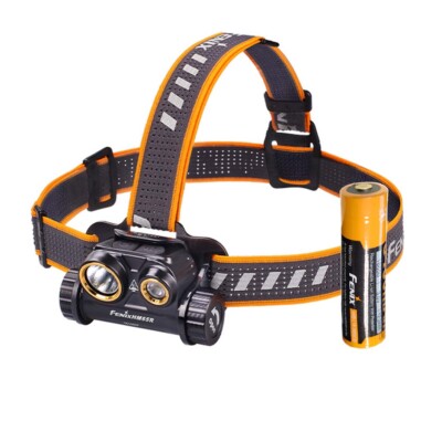 Fenix HM65R 1400 Lumen Spot & Flood USB Rechargeable Headlamp Battery