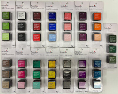 Recollections Dye Ink Pad Set ~ 3/Pkg ~ Acid-Free ~ YOU CHOOSE! ~Newest Colors!