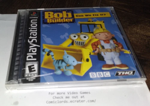 Bob the Builder Can We Fix It (Sony PlayStation 1, 2001) PS1
