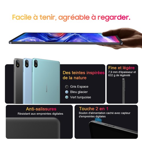 Blackview TAB 18 Tablette Tactile Android 24Go+256Go 12 Pouces 8800mAh NETFLIX - Bild 5 von 10