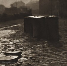 Botes de basura vintage Josef Sudek 1924/56 adoquines foto callejera grabado
