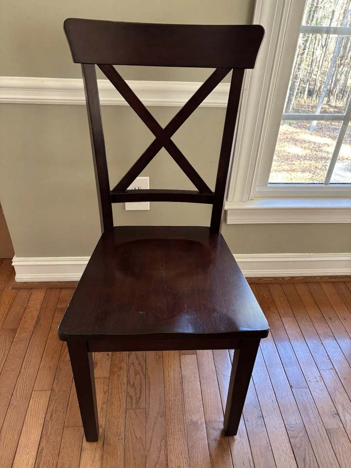 7-piece Breakfast Dining Set Granite Table Top With Six Chairs - Image 4 of 4