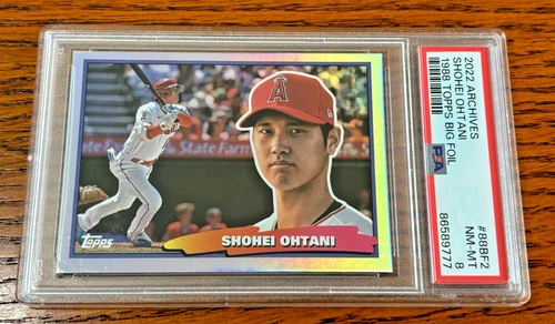 SHOHEI OHTANI 2022 TOPPS ARCHIVES #88BF2 1988 BIG FOIL PSA 8 86589777