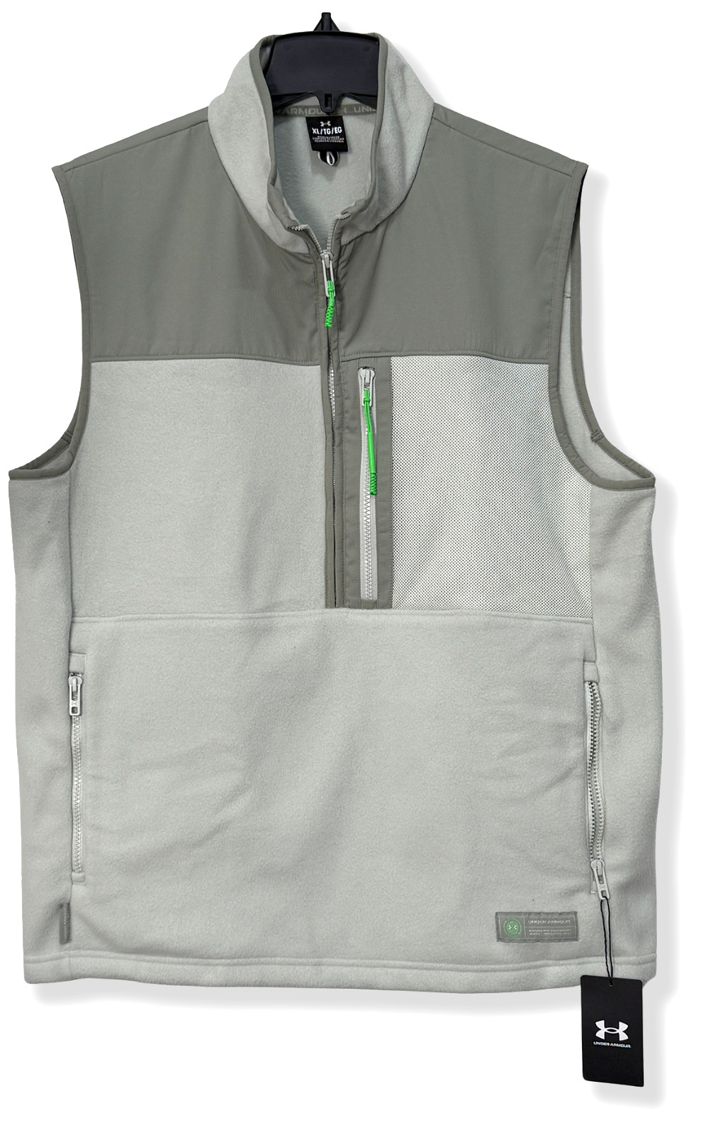 Жилет Under Armour из микрофлиса Maxx - NWT мужской большого размера оливкового оттенка - 45716-M2 8090₽