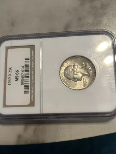 1949 d NGC Ms 66 Washington Quarter Please Check My Listings👀