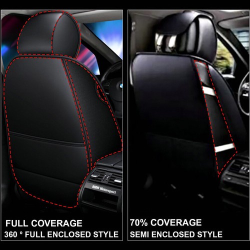Coprisedili Auto Universal Anteriori Stile Da Corsa PELLE- Coprisedile Anteriore - Foto 9 di 15