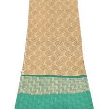 Sanskriti Vintage Cream Dupatta Long Stole Pure Cotton Woven Premium Wrap Hijab