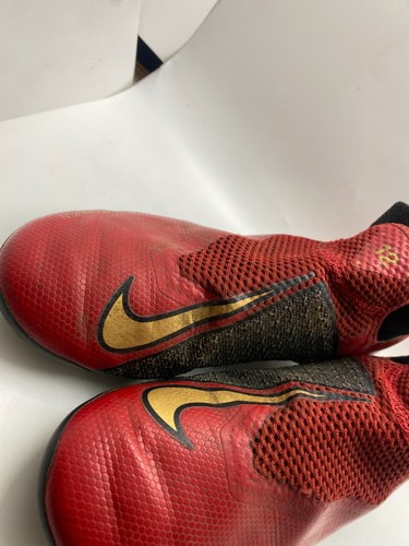 Nike Phantom Vision Jam Soccer Cleats Men's Size 8 Red Swoosh Logo Ribbed - Picture 12 of 21