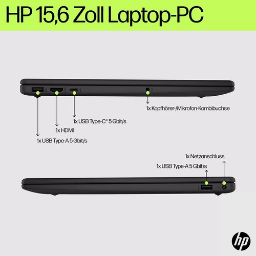 HP Notebook NB15s-fq3216ng 15,6Zoll FHD 128GB Celeron N4500 dual - Afbeelding 2 van 2