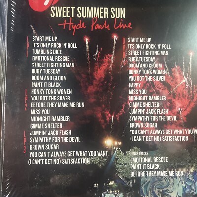 (未使用･未開封品)　The Rolling Stones : Sweet Summer Sun - Hyde Park Live [Blu-ray] [Import] vf3p617 Amazon.com: Sweet Summer Sun: Hyde Park Live[Blu-ray] : The