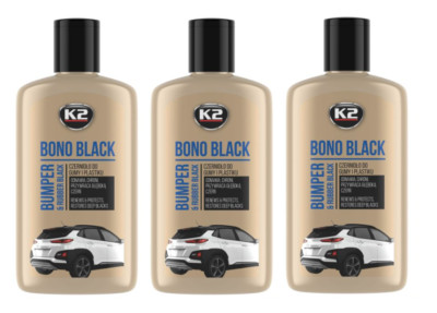 3x K2 Bono Black für Reifen Gummi Kunststoffpflege 250ml - REIFENPFLEGE
