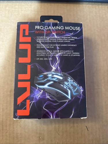 Vivitar LVLUP Pro Gaming Mouse DPI Switch per Ps4, Ps4 Pro, Xbox One, PC LU736 - Foto 2 di 5