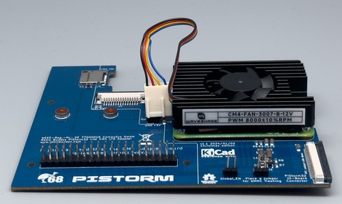 PiStorm32 CM4 & I/O Board mit Raspi CM4 2GB, WiFi und Kühler - Afbeelding 2 van 5