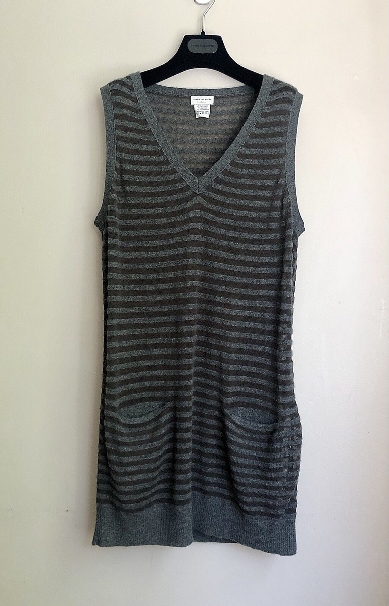 Dries Van Noten Vintage Unisex Cashmere Sheer Knit Vest Size M