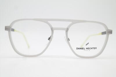 Brille DANIEL HECHTER DHP639-1 Transparent Metallic Gelb Oval Brillengestell Neu