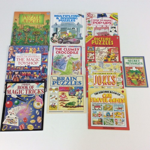Usborne Puzzle Zauberwitze Reisespiele Kindergarten 1. 2. Klasse 11 Bücher Posten