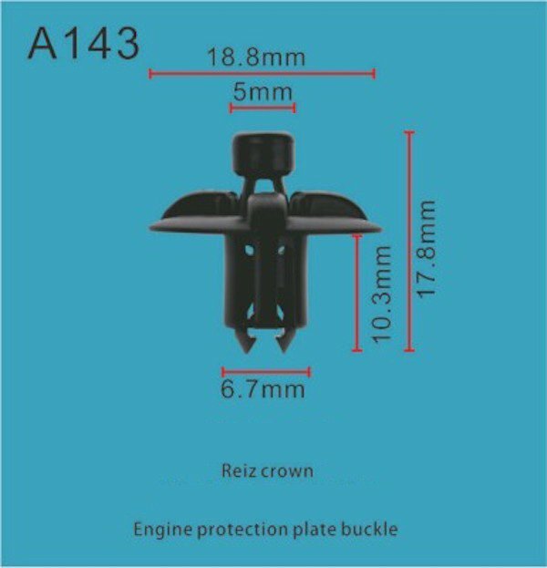 20Pcs Fit Toyota engine cover clips trim, shields & panels 5325948010