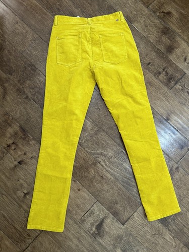 NEW Boden Honeycomb Yellow Straight Leg Corduroy Pants Size 14 Youth NWT - Picture 9 of 9
