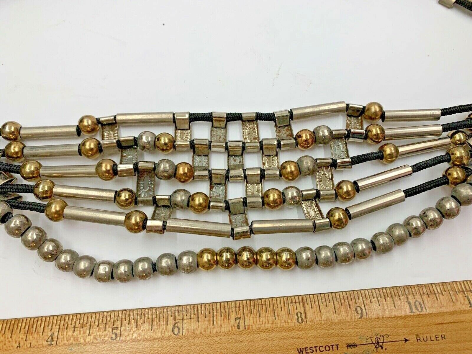 Wide Beaded Belt Multiple Strings Fashion Fancy Beads… Gem