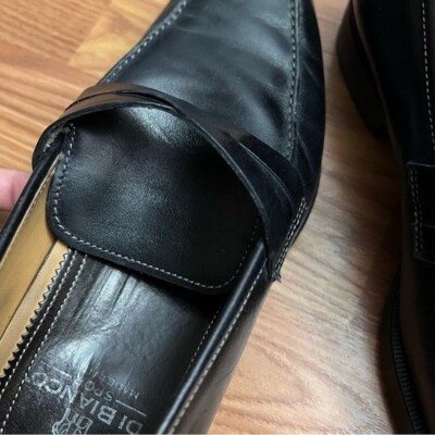 DI Bianco Mens Genuine leather Loafers Size 8 Black Dress Shoes Italian Derby Di Bianco | Shoes | Di Bianco Mens Genuine Leather Loafers  main image 4
