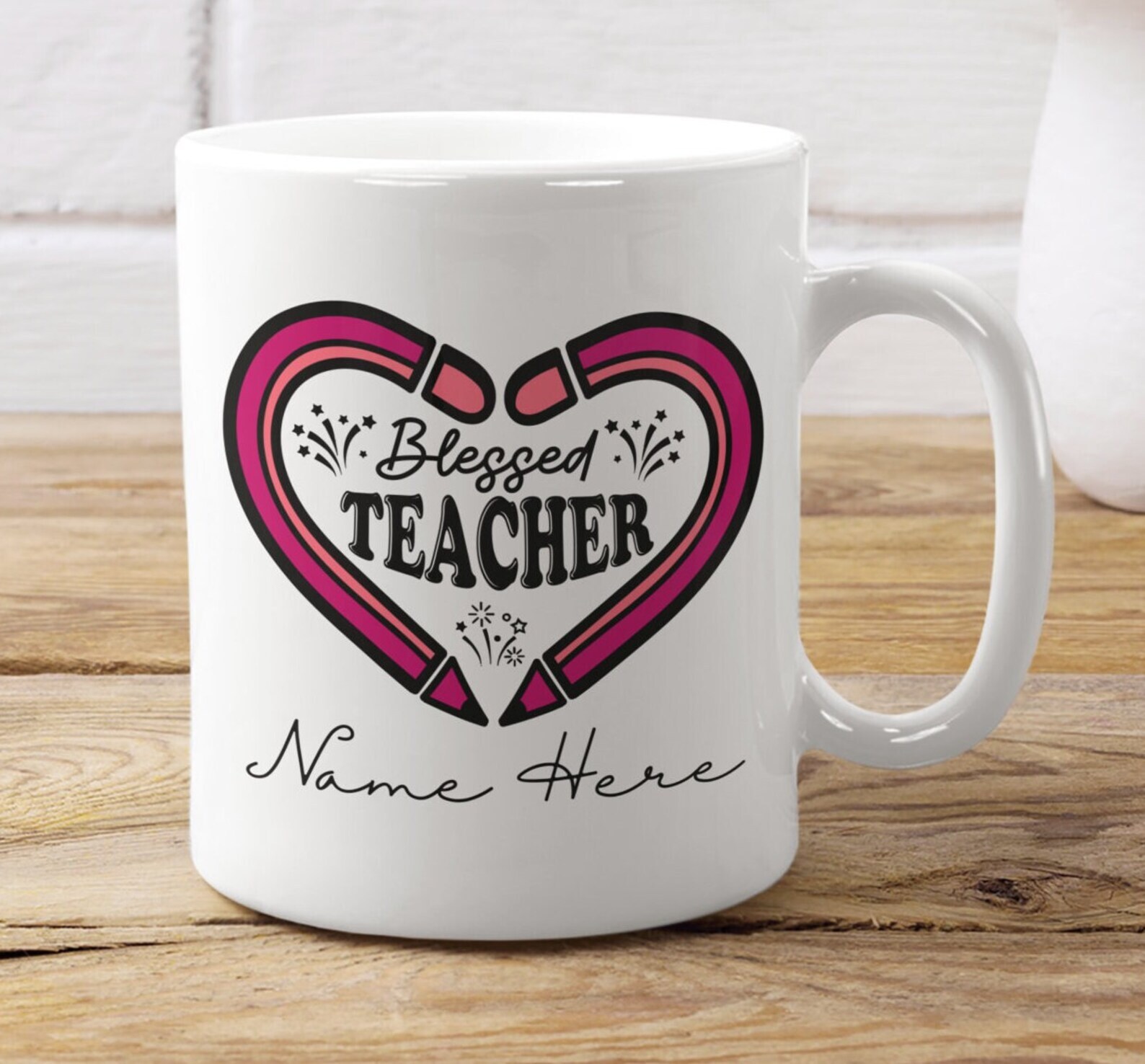 Blessed Teacher Mug Personalized Teacher Gifts Teacher Coffee Mug Teacher Apprec